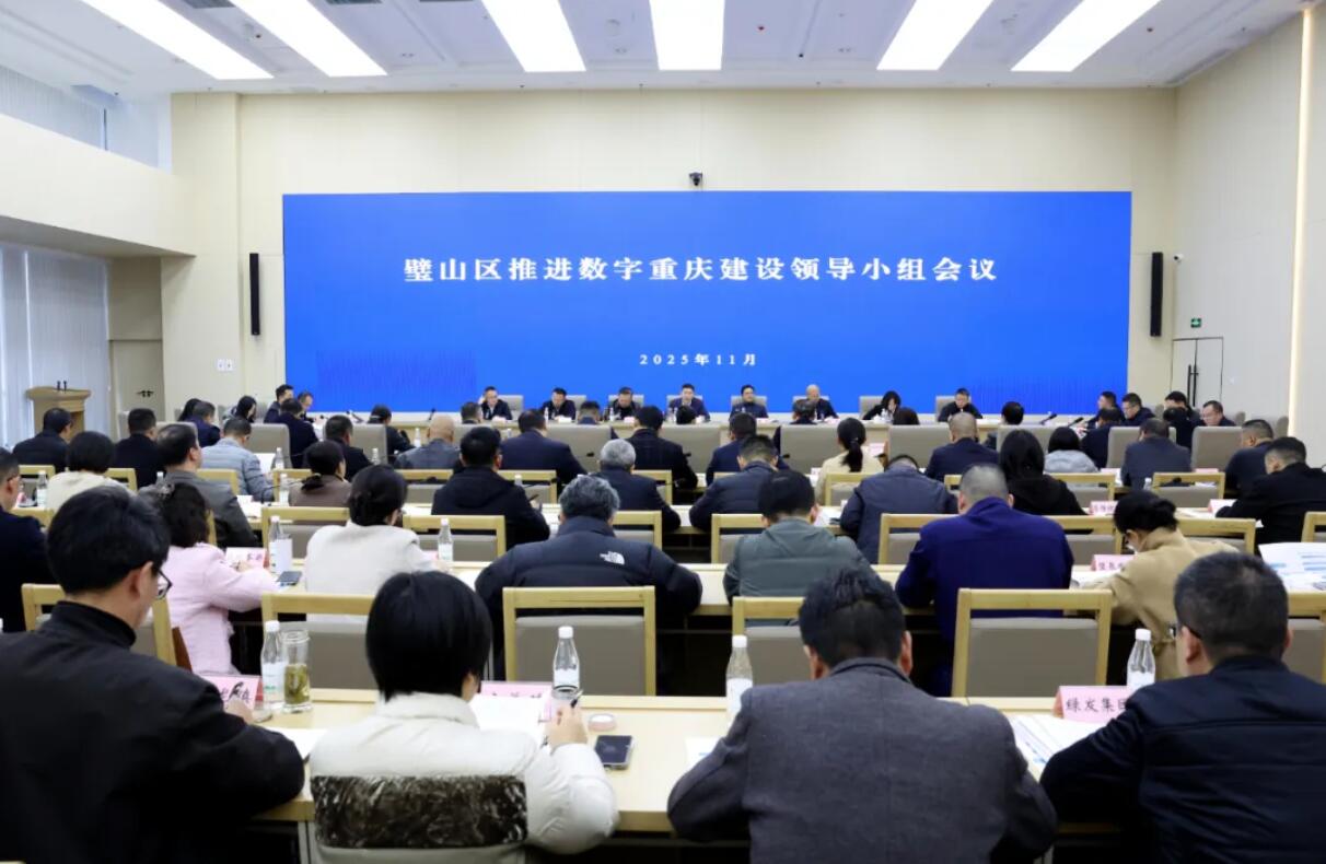 璧山区推进数字重庆建设领导小组会议召开
