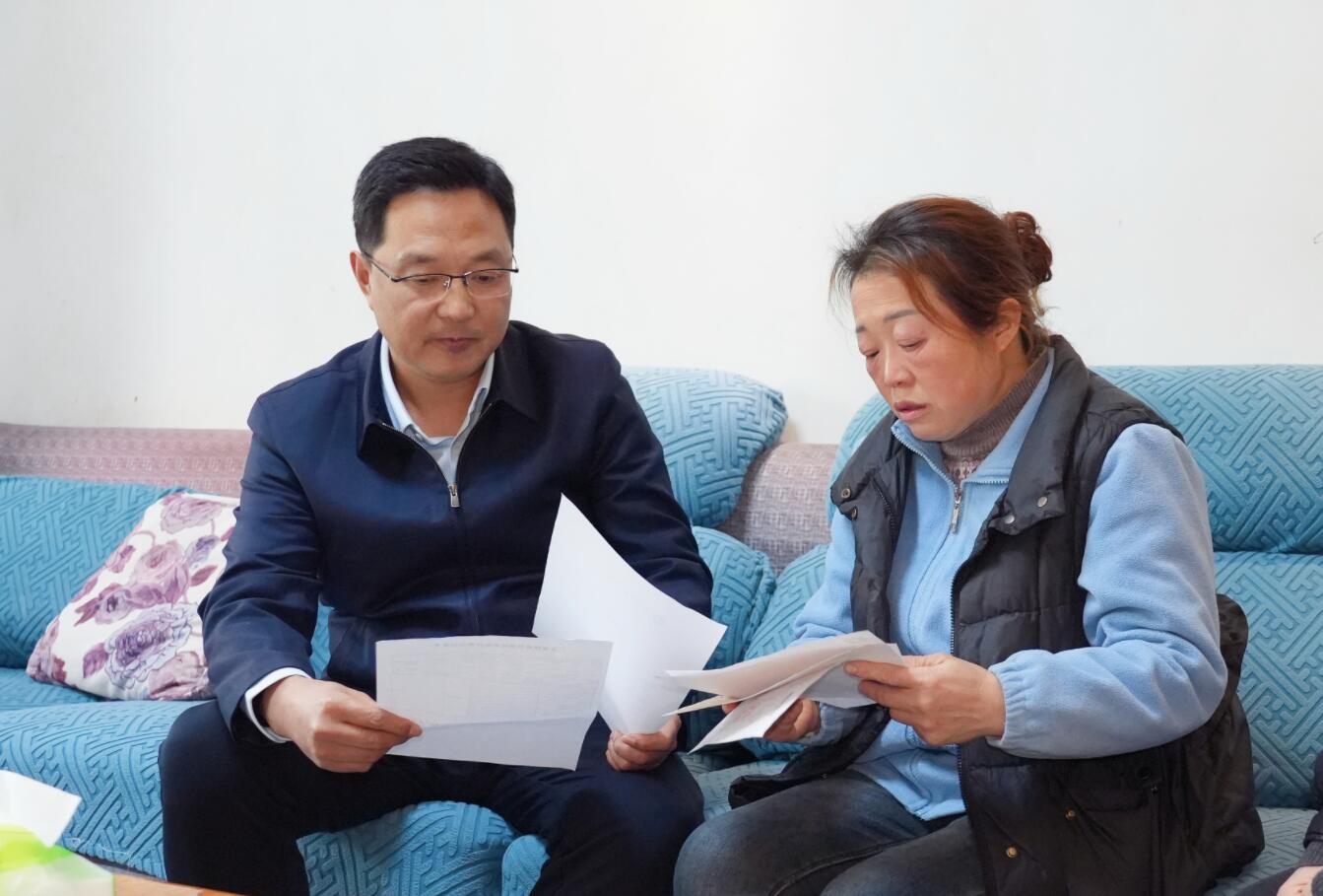 江志斌唐军张献强黄孝明开展春节前走访慰问活动