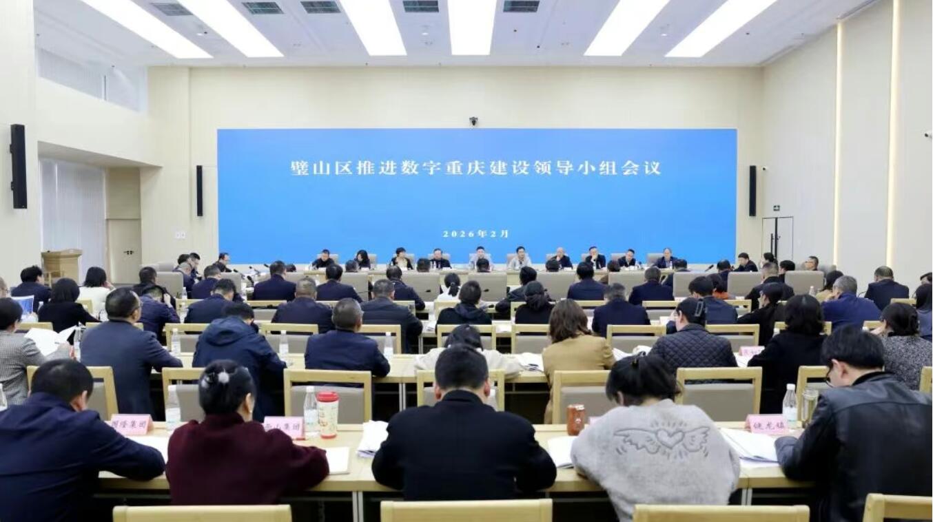 璧山区推进数字重庆建设领导小组会议召开