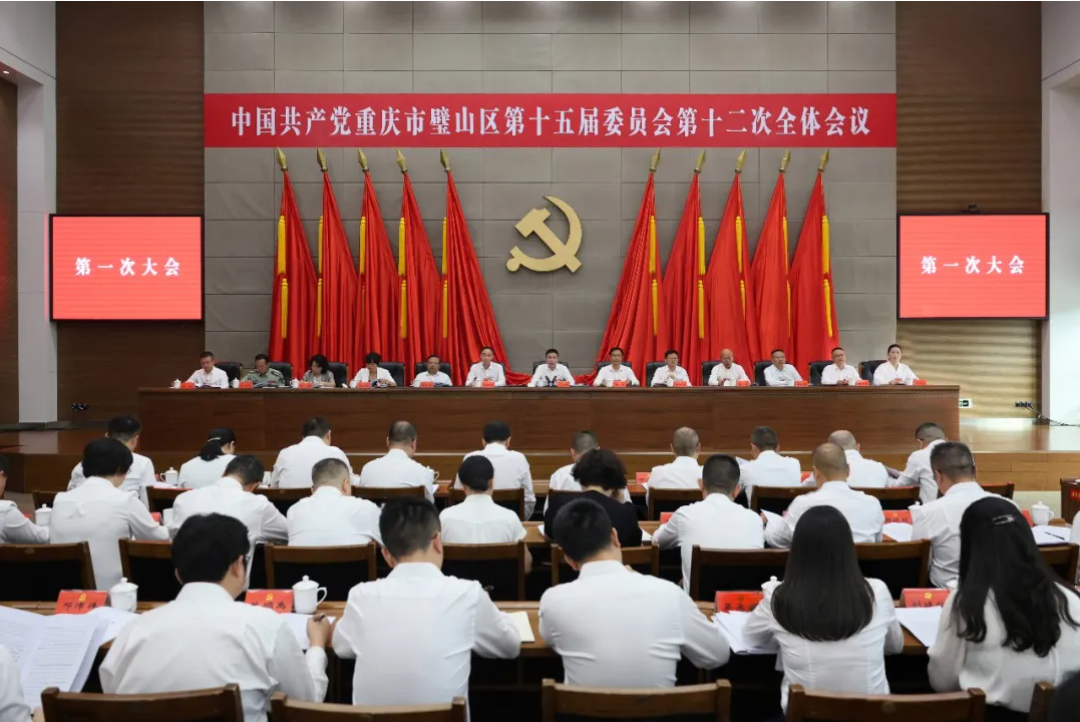 区委十五届十二次全会召开